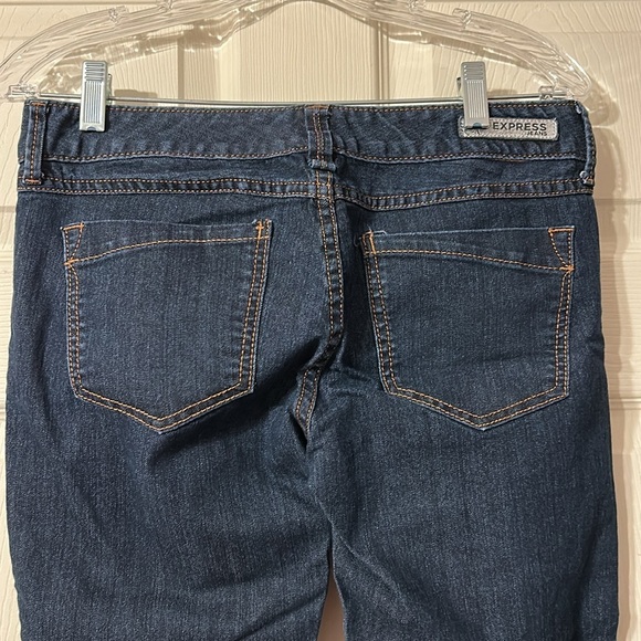 Express Crop Jean Legging Zelda Slim Fit Ultra Low Rise 4 - Picture 3 of 4